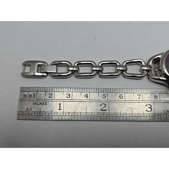 Relic Fossil Big Tic Animated Pink Dial Womens Bracelet Watch Quartz New Battery - Picture 10 of 11